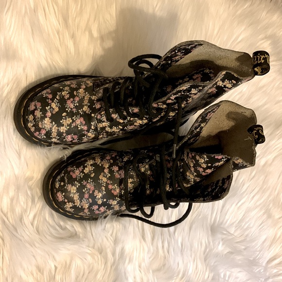 Dr Martens Clemency Combat Leather Boots Women's US 6 - Picture 2 of 8